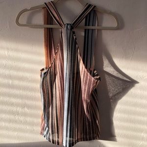 Zara knitted mesh halter